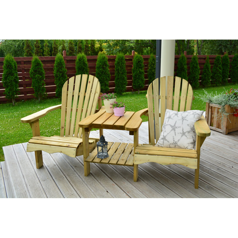 Sol 72 Outdoor Macie Wooden Love Seat Wayfair.co.uk